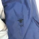 Christian Dior Reve D'infini Bomber Jacket Navy & Light Gray Satin Size 36