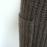 Naked Cashmere x Camila Morrone Freya Ribbed Long Cardigan Truffle Size Medium