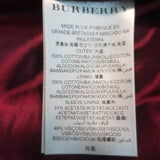 Burberry Short Trench Coat Navy Cotton Size 52R Snap-Front Belted Jacket