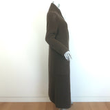 Naked Cashmere x Camila Morrone Freya Ribbed Long Cardigan Truffle Size Medium
