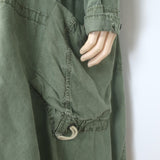 Greg Lauren Army Shearling Tent Nomad Coat Green Size 2