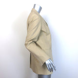 TWP Morgans Oversize Blazer Safari Beige Linen Size Small NEW
