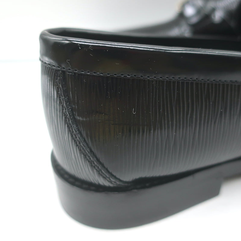 Louis Vuitton Major Loafers Black Epi Leather Size 7