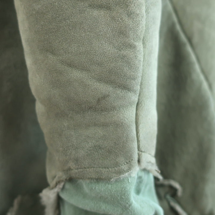 Greg Lauren Army Shearling Tent Nomad Coat Green Size 2
