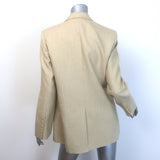 TWP Morgans Oversize Blazer Safari Beige Linen Size Small NEW