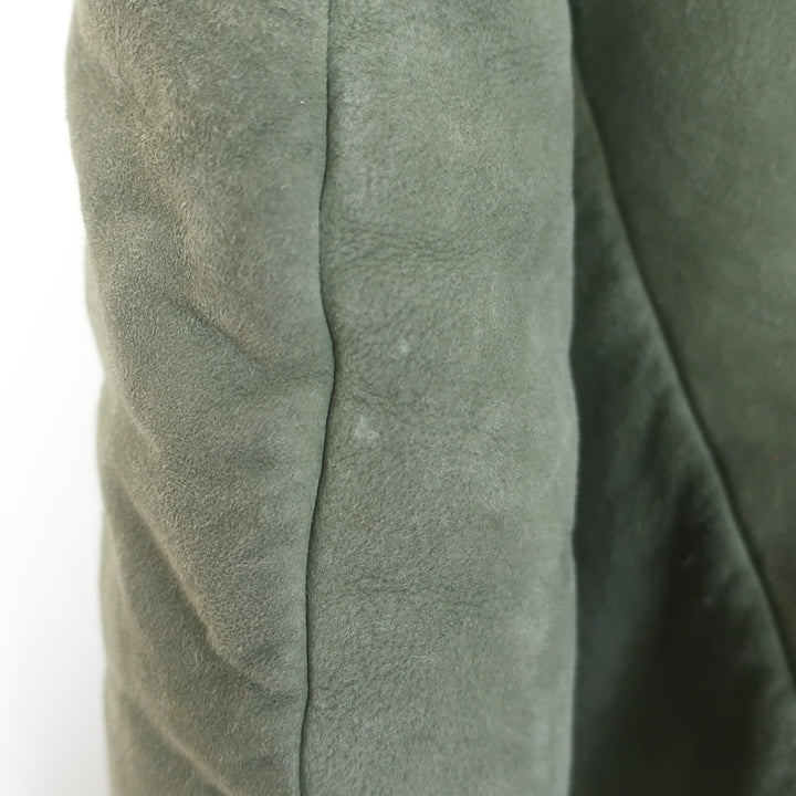 Greg Lauren Army Shearling Tent Nomad Coat Green Size 2