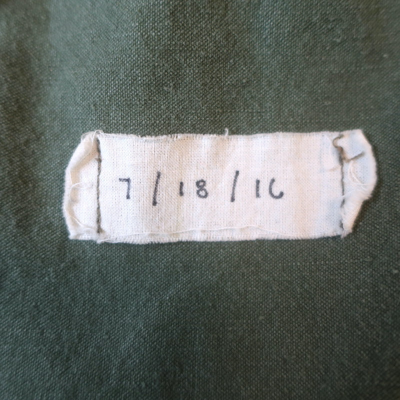 Greg Lauren Army Shearling Tent Nomad Coat Green Size 2