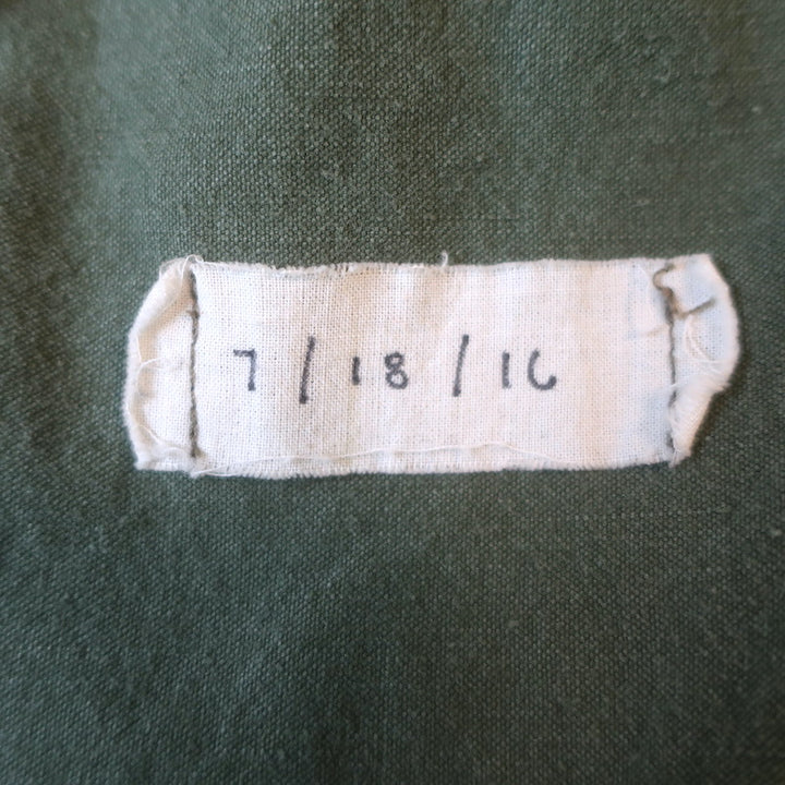 Greg Lauren Army Shearling Tent Nomad Coat Green Size 2