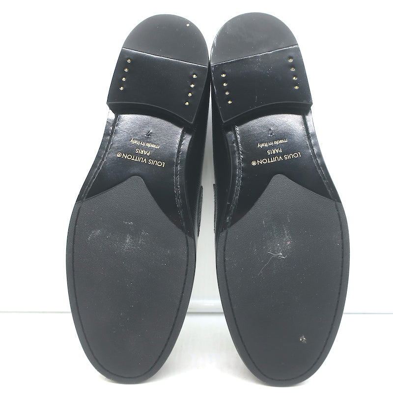 Louis Vuitton Major Loafers Black Epi Leather Size 7