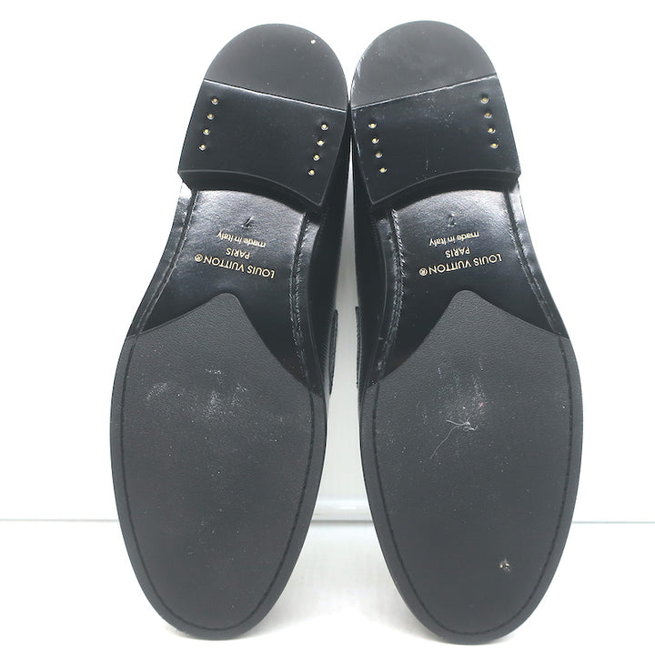 Louis Vuitton Major Loafers Black Epi Leather Size 7
