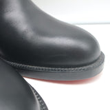 Christian Louboutin Karistrap Ankle Boots Black Leather Size 38.5