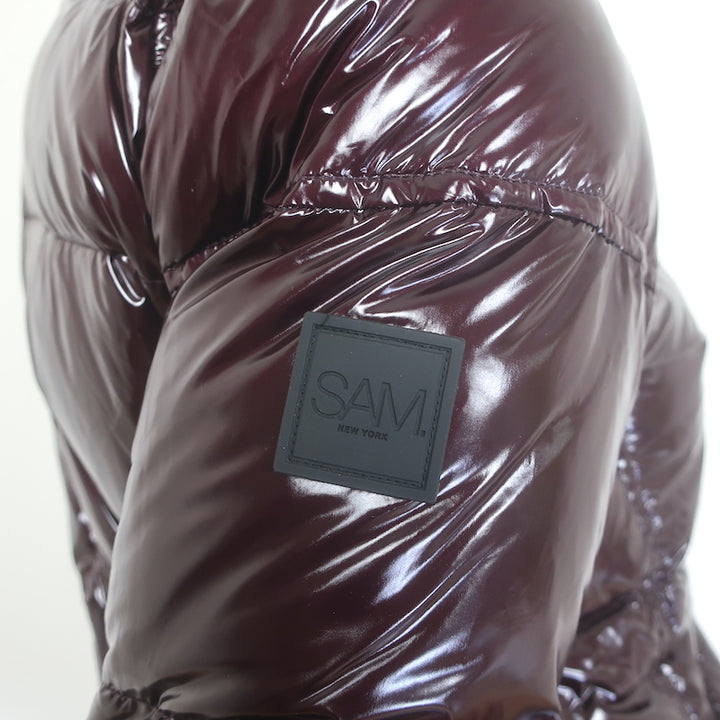 SAM Freestyle Down Puffer Jacket Merlot Size Medium NEW