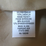 TWP Morgans Oversize Blazer Safari Beige Linen Size Small NEW