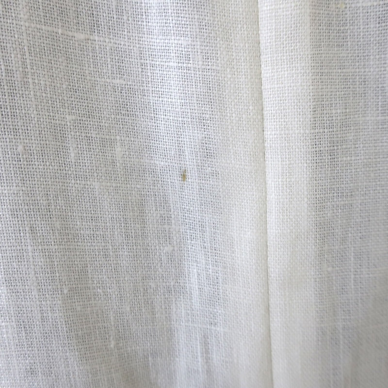 Zimmermann The Lovestruck Belted Buttoned Midi Dress Cream Linen Size 0