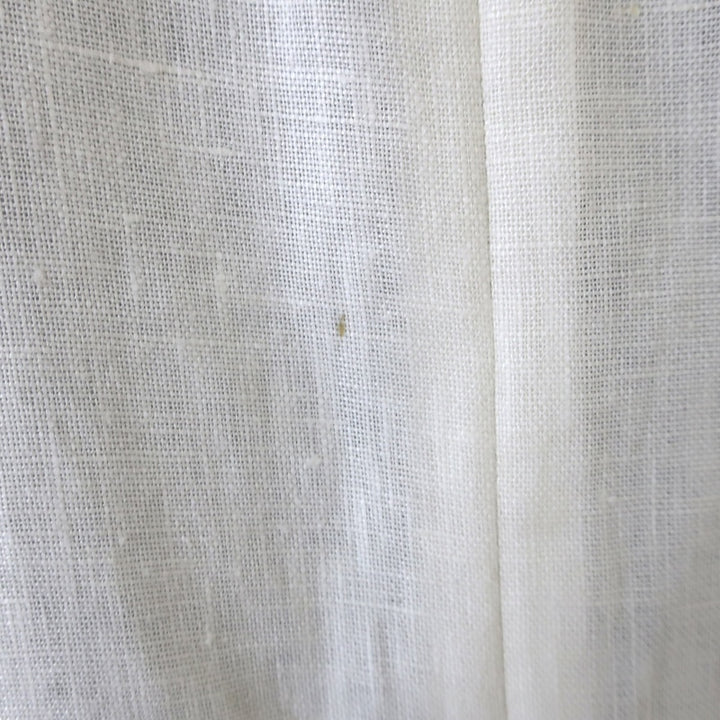 Zimmermann The Lovestruck Belted Buttoned Midi Dress Cream Linen Size 0