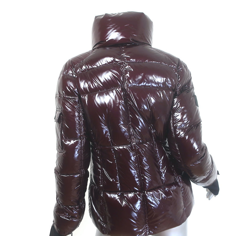 SAM Freestyle Down Puffer Jacket Merlot Size Medium NEW