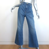 Ulla Johnson The Colette High Rise Kick Flare Jeans Blue Size 29