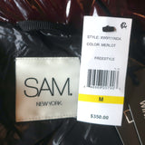 SAM Freestyle Down Puffer Jacket Merlot Size Medium NEW