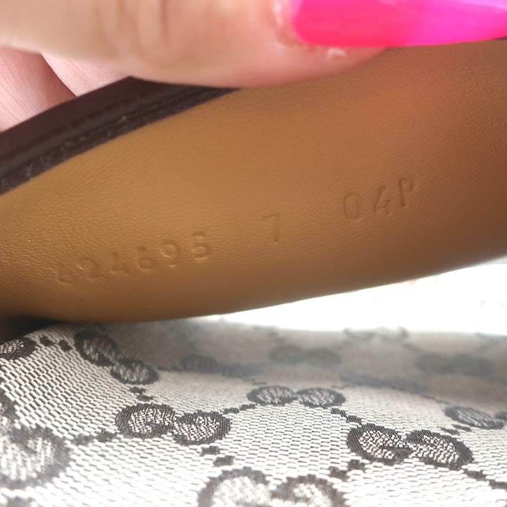 Gucci GG Supreme Slide Sandals Beige Monogram Canvas Size 7
