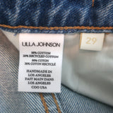 Ulla Johnson The Colette High Rise Kick Flare Jeans Blue Size 29