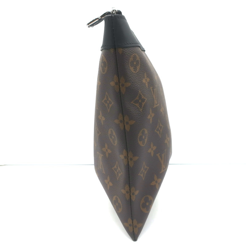 Louis Vuitton Discovery Pochette GM Brown Monogram Canvas Large Clutch NEW