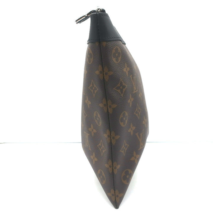 Louis Vuitton Discovery Pochette GM Brown Monogram Canvas Large Clutch NEW