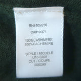 Equipment Sloane Cashmere Crewneck Sweater Forest Green Size Medium