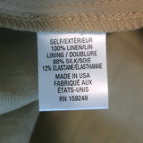 TWP Mini-Pleat High Rise Wide Leg Trousers Safari Beige Linen Size 4 NEW