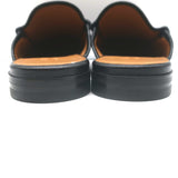 Gucci Open Roos Backless Horsebit Loafers Black Leather Size 7.5 NEW