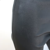 Helmut Lang Crop Flare Leather Pants Black Size 10