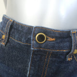 KHAITE Abigail Stretch Denim High Waist Jeans Lansing Dark Blue Size 27