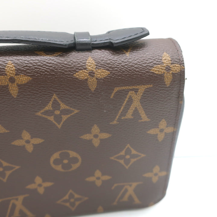 Louis Vuitton Macassar XL Zippy Wallet Brown Monogram Canvas Clutch