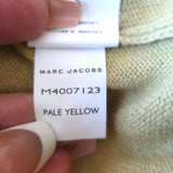 Marc Jacobs Beaded Cardigan Yellow Wool-Cashmere Size Small
