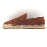 Hermes Trip Espadrilles Marron Teck Suede Size 42