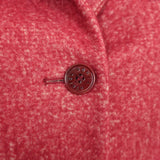 Sonia Rykiel Blazer Red Cotton-Wool Size 34 Three Button Jacket