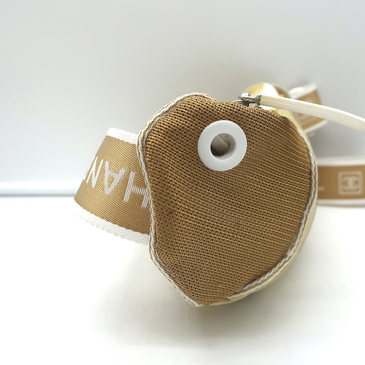 Chanel 2005 Sports Line CC Belt Bag Gold Fabric &amp; Mesh