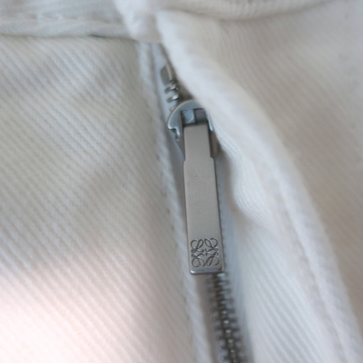 Loewe Sz 34, silver zipper pull with engraved Anagram