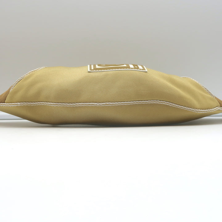 Chanel 2005 Sports Line CC Belt Bag Gold Fabric &amp; Mesh
