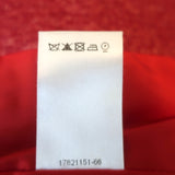 Sonia Rykiel Blazer Red Cotton-Wool Size 34 Three Button Jacket