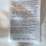 Valentino Pleated Cape Top White Cotton-Blend Size 44