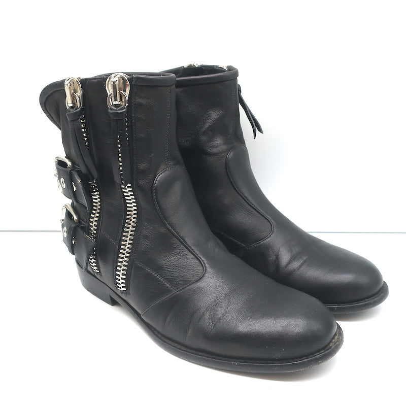 Louis Vuitton Pre-owned Women's Leather Ankle Boots - Black - EU 39