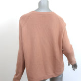 Giada Forte Cashmere Raglan Sweater Apricot Size 1