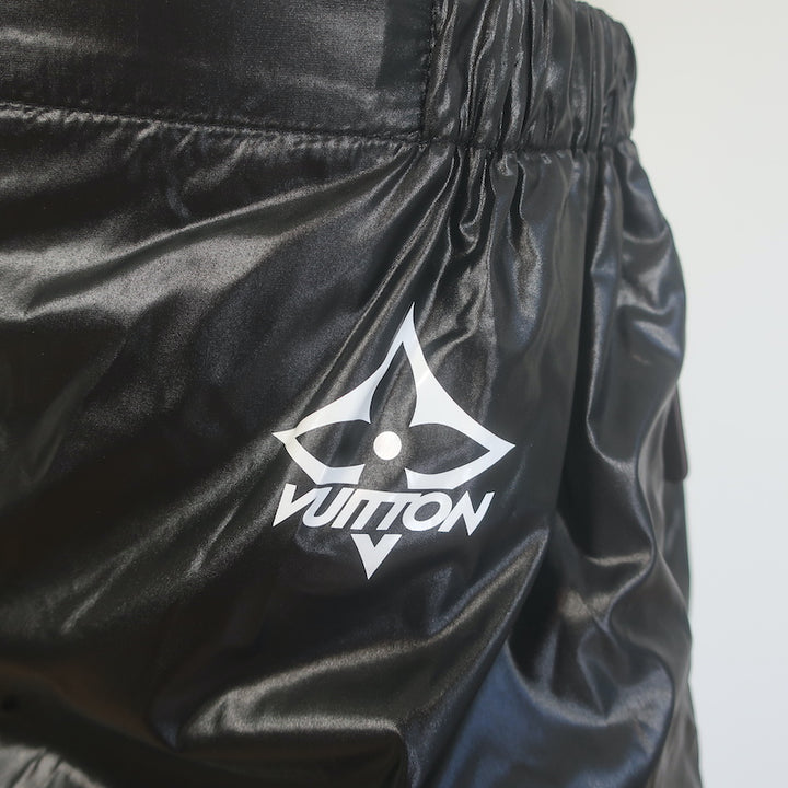 Louis Vuitton Track Pants Black Nylon Size 44
