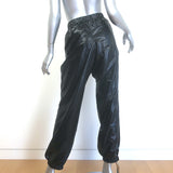 Louis Vuitton Track Pants Black Nylon Size 44