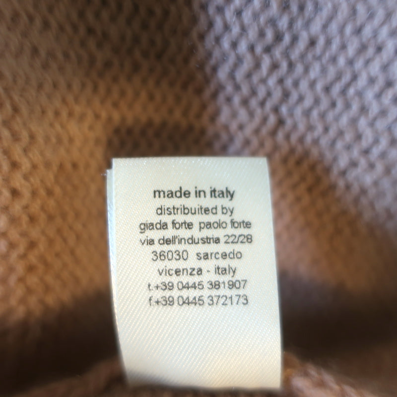 Giada Forte Cashmere Raglan Sweater Apricot Size 1