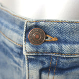 Gucci Horsebit-Embellished High Waist Skinny Jeans Blue Stretch Denim Size 29