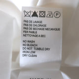 Carven Button Down Shirt White Cotton Size 38 Short Sleeve Blouse