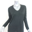 Brunello Cucinelli Monili-Trim Cashmere Sweater Charcoal Size Medium