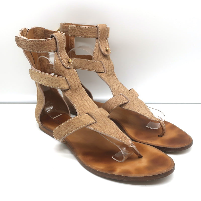 Louis Vuitton Leather Gladiator Sandals It 37.5 | 7.5