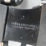 Freda Salvador Sera Fisherman Sandals Black Leather Size 7.5